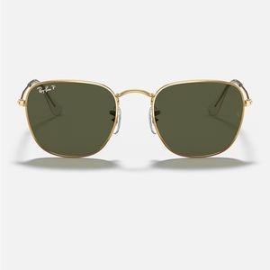 Ray-Ban Frank Gold Rimmed Sunglasses